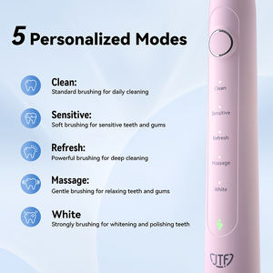 แปรงสีฟันไฟฟ้าระบบโซนิกแบบบางแปรงสีฟันไฟฟ้าระบบ<span class=keywords><strong>5100</strong></span>สำหรับฟอกสีฟัน - Product Image 3