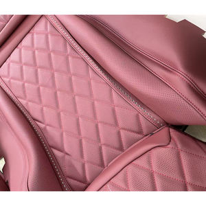 Funda de Asiento de Coche de Cuero Nappa Rojo Personalizada para <span class=keywords><strong>BMW</strong></span> Serie 7 - Product Image 5