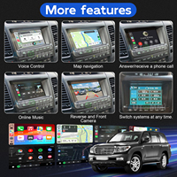 Módulo Decodificador Inalámbrico Apple CarPlay y Android Auto para Toyota Land Cruiser Prado LC90 LC95 LC120 1999-2008, Actualización de Pantalla OEM