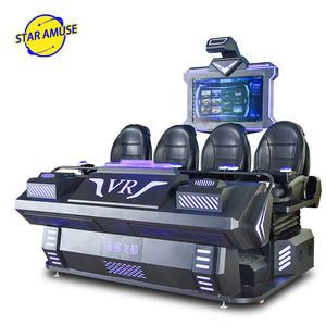 Équipement de jeu vidéo d'<span class=keywords><strong>horreur</strong></span> de fibre de verre de montagnes russes interactives d'intérieur de 9D VR 4 joueurs palpitantes pour l'arcade de centre commercial - Product Image 2