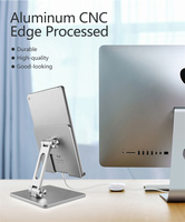 Support universel de tablette de bureau en aluminium, réglable, pour ordinateur portable, MT134