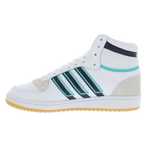Zapatillas de Baloncesto Adidas Top Ten Rb para Hombre, Blancas y Azul Marino, Parte Superior Sintética, Suela de Goma, Entresuela de EVA, Forro de Malla - Product Image 4