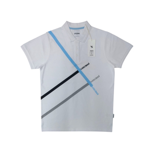 Camiseta Polo de Manga Corta para Hombre, Estampado Geométrico, Algodón Transpirable, Estilo Casual, Corte Regular, Ropa de Verano para Hombre - Product Image 1