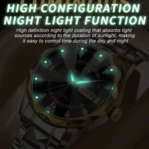 Reloj de Pulsera para Hombre BINBOND 2521Trend, Diseño Elegante y Moderno, Multicolor, Relojes de Cuarzo para Hombre, Correa de Acero Inoxidable para Negocios - Product Image 3