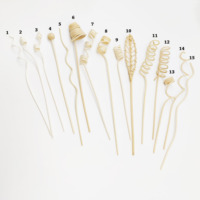 Bâtonnets diffuseurs ondulés en rotin écologiques de 25 cm, 26 cm, 28 cm – Grande Vente – Bâtonnets diffuseurs d'arômes bouclés
