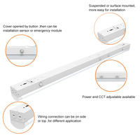 Alite 4ft 1200mm LED Batten Light 6500K 25W-70W IP54 Ra80 Style Industriel Matériau PC Garantie 5 Ans