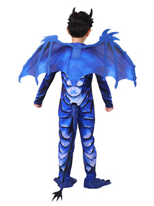 Costume de Chevalier Dragon Glacé pour Enfants, Déguisement d'Halloween, Tenue de Jeu de Rôle <span class=keywords><strong>Dinosaure</strong></span> pour Spectacle - Product Image 2