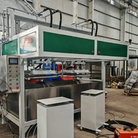 Machine de fabrication de barquettes à œufs en carton moulé par compression pour emballage industriel