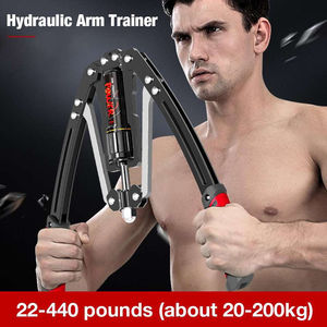 Expansor de pecho ZJFIT, equipo de Fitness para entrenamiento de hombros musculares, ejercitador de brazo Twister de potencia hidráulica ajustable de 22-440lbs - Product Image 4