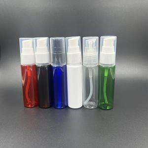 Bouteille de lotion en plastique PET de 30ml Bouteille de 1oz à épaulement plat avec couvercle de pompe à bouche d'oiseau Bouchon blanc - Product Image 3