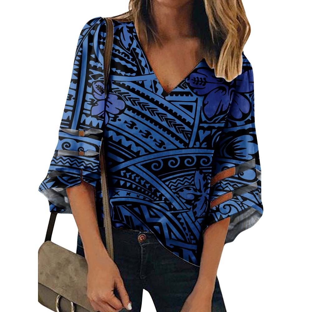 blusas con flores pegadas