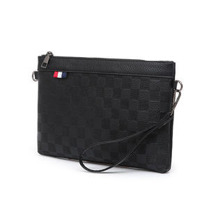 2025新款男士斜挎包韩版多功能拉链简约彩色撞色单肩手包时尚潮流手提包 - Product Image 3