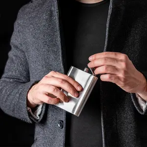 Petaca de acero personalizada para merchandising - Product Image 2