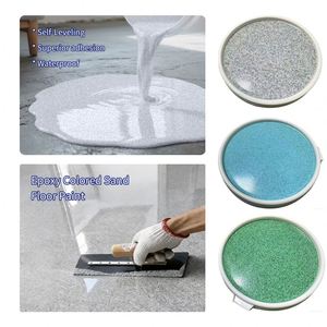 Pintura Epoxi Autonivelante con Efecto Mármol de Alta Calidad y Fuerte Adhesión, Revestimiento de Arena de Color, Pintura Líquida de Granito para Pisos, Venta al Por Mayor - Product Image 2