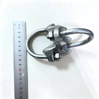 Serre-câble antichoc robuste UTTERLY UTT18 pour la fixation des conduites de bâtiments commerciaux, électrogalvanisé pour la zone sismique 4