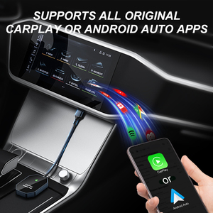 Adaptador Inalámbrico para Android Auto y CarPlay, Mini Convertidor Inalámbrico para Conexiones Cableadas, Mayor Visibilidad del Motor de Búsqueda - Product Image 5