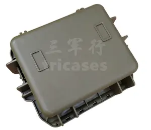 Tricases 공장 방수 사출 금형 하드 PP 플라스틱 소형 케이스 M2050 (사전 절단 폼 포함)