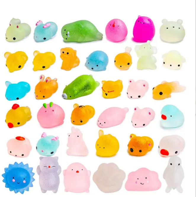 Random Mochi Squishy ToyMini Squishies Stress Relief Toy Birthday Xmas Easter Gifts for kids Classroom Prizes Goodie Bag Fillers