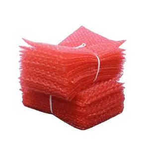 Double layers clear antistatic poly bubble mailer plastic bag postal packaging customized