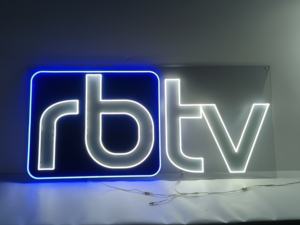 Livraison rapide, panneau acrylique professionnel d'usine, lettres LED personnalisées, enseigne au néon, <span class=keywords><strong>éclair</strong></span>age acrylique pour la décoration de fête - Product Image 5