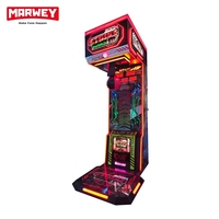 Marwey Prix d'usine en promotion : Machine d'arcade de boxe King Punch avec système de pointage à monnayeur pour entraînement en salle