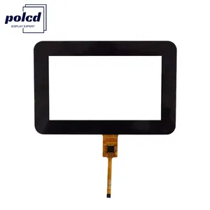 Polcd Custom 4.3 inch Square Screen LCD Display High Sensitivity G+G CTP Multi Touch Panel