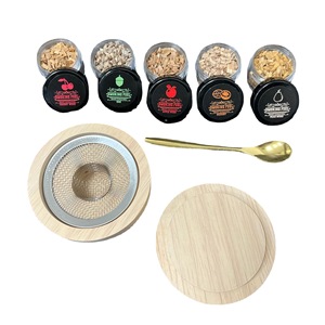 Kit de ahumador de madera con contenedores de combustible reutilizables para uso en el hogar o bar de cócteles. - Product Image 4
