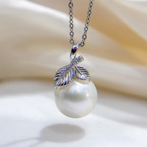 Accesorios de Perlas DIY, Soporte Vacío para Colgante de Plata S925, Collar de Oro y Plata para Mujer, Modelo 31443, 10-13 Yuanes - Product Image 2