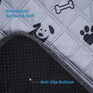 Almohadilla de entrenamiento para mascotas reutilizable con impresión personalizable al por mayor, almohadilla absorbente acolchada ecológica lavable a máquina para orinar perros - Product Image 2