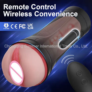 Appareil de plaisir multifonctionnel pour hommes Structure intérieure télescopique Modes de vibration puissants Cadeau de <span class=keywords><strong>relation</strong></span> longue distance - Product Image 6