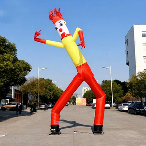 راقص هوائي تجاري ذو أرجل مزدوجة، رجل أنبوبي قابل للنفخ، منتجات إعلانية صغيرة قابلة للنفخ للبيع، يتحرك بالرياح ويمشي - Product Image 1