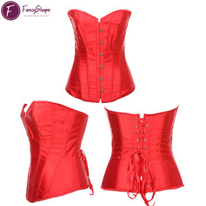 Corset sexy en dentelle respirante, <span class=keywords><strong>bustier</strong></span> overbust, design à la mode, vêtement moulant en satin <span class=keywords><strong>pour</strong></span> la taille - Product Image 3