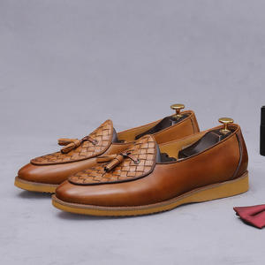 New style fashionable men's dress shoes genuine leather formal shoes men's leather Dress Shoes&<b>Oxfords</b> - Product Image 5