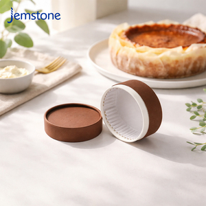 Customized Recyclable Food Bread Dessert Round Cardboard Tube <b>Paper</b> Cylinder Packaging Cheesecake Food Grade <b>Paper</b> Tube Canister - Product Image 6