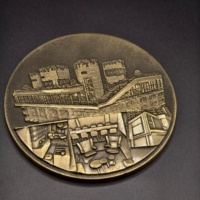Pièce de monnaie commémorative personnalisée en alliage de zinc, finition vintage, pièce de collection pour événements de club, collectes de fonds caritatives, souvenirs de mariage