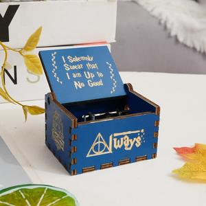 Sıcak satış Vintage el krank ahşap müzik kutusu pilsiz Potter ahşap çocuklar ve doğum günü hediyeleri için - Product Image 5
