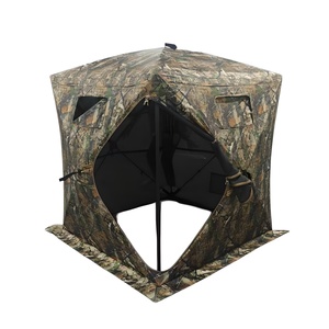 270 °   Tente de chasse transparente en tissu Oxford, abri de <span class=keywords><strong>camping</strong></span> imperméable, tente camouflage pop-up pour la chasse au dinde, au cerf et au loup - Product Image 2