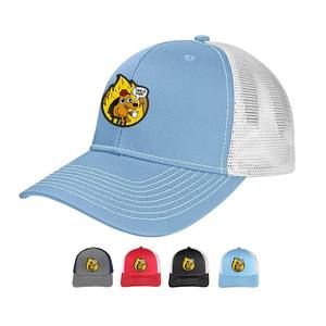 Gorra de béisbol bordada personalizada de alta calidad, sombrero de malla con ala curvada, sombrero de camionero de 6 paneles, gorra para ocio diario - Product Image 1