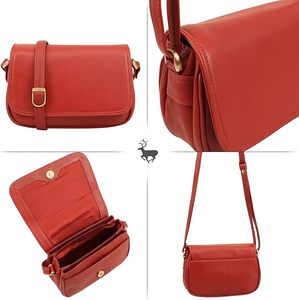 Bolsos cruzados de moda, de cuero genuino, con patrón de caramelos, cadenas, correa única, impermeables, informales, de lujo, para mujer. - Product Image 3