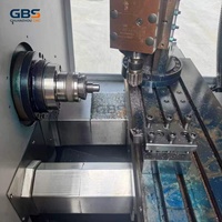 Tour CNC horizontal rigide CZ40 pour tournage de métaux de haute précision, fabrication de raccords de plomberie, de sanitaires et de pièces en laiton