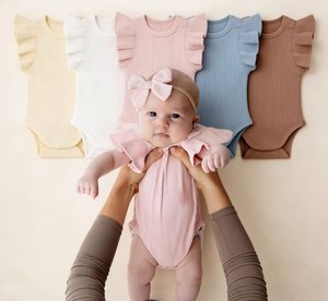 Collezione Estiva 2026: Tutine per Neonati e Bambini in Cotone a Costine, Produzione OEM all'Ingrosso - Product Image 3