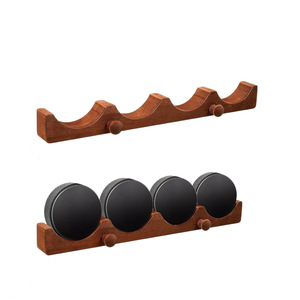 Wooden Wall Mounted Shelf Single Layer Display <b>Rack</b> For Medals Badges Home Entryway Storage Organize Miscellaneous Items - Product Image 5