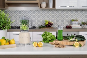 4 Speed Adjustable Control Knob Electric Blender Stainless Steel Blades BPA Free 800ml for Smoothies Soups Purees Chopping - Product Image 6