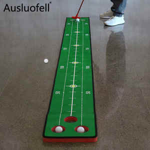 Ensemble de jeu de golf Tapis de golf comprenant un club de putting télescopique et six balles de golf - Product Image 4