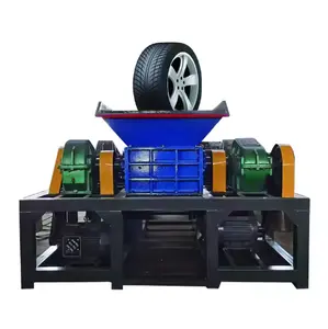Cina 800 trituratore di pneumatici a doppio albero trituratore di materiali
