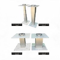 Pieds de table pneumatiques multifonctions Carriage |   Pieds de levage réglables pour conversion de camping-car à assise opposée