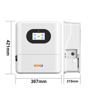 Güneş hibrid invertör 6KW 6000W 48V IP65 tek fazlı WiFi kapalı ızgara ev için Set - Product Image 5