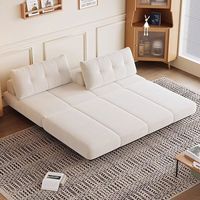 Canapé-lit convertible en velours, moderne et luxueux, en bois, pour salon et chambre, petit, doux, inclinable, pliable en forme de L, mobilier individuel