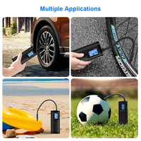 Nouvelle mini pompe à air intelligente pour pneus de voiture, compresseur d'air électrique portable multifonction, pompe à air pour pneus de vélo avec affichage numérique