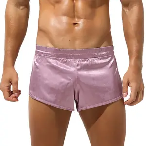 King Mcgreen Star Men Stain Sexy Shorts Lounge Pants Men Trunks Sissy Men Boxer Shorts Home Sleepwear Underwear Panties